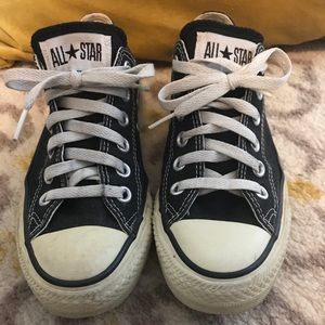 Black canvas converse Chuck Taylor’s